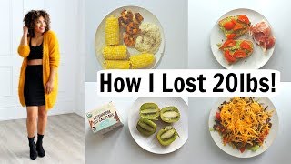 What I Eat in a Day to Lose Weight Intermittent Fasting 20lbs down [upl. by Enial839]