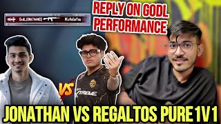 Jonathan Vs Regaltos 1v1 🥵 Admino Reply on Team Performance 😲 Ready for Round 2 [upl. by Car]