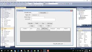 Thiết kế giao diện bán hàng Windows Form trên Visual Studio NET [upl. by Samella]