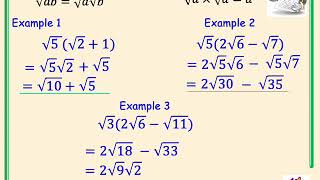 National 5 Mathematics Surds Video 4  Expanding brackets with Surds [upl. by Anitsyrhk]