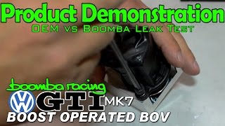 2015  VW GTI Boost Operated Bypass Valve Recirculating Promo Video  Boomba Racing [upl. by Betsy]