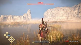 Assassins Creed Odyssey Kieran Bull Boss Fight 4K 60FPS [upl. by Gonroff708]