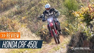 Review Honda CRF450L  Español  Cabras Sobre Ruedas [upl. by Devora]