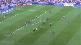 Andrès Iniesta Vs Hercules 110910 [upl. by Katuscha]