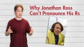 Why Jonathan Ross Cant Pronounce His Rs [upl. by Pizor]