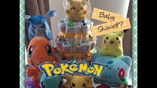 BABY SHOWER  Pokemon Nappy Cake [upl. by Drarehs]