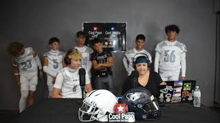 🎤 Cool Paso Podcast 8th Grade Hornedo Middle School Football Interview 2024 [upl. by Furnary]