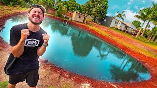 AGORA O LAGO ESTÁ CHEIO DE ÁGUA FINALMENTE ESSE DIA CHEGOU [upl. by Gunthar]