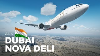 Prepar3D  B777300  Dubai → Nova Deli [upl. by Sinnoda]