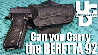 Beretta 92 S FS M9 for Carry Concealed CCW Way Too Big [upl. by Makell292]