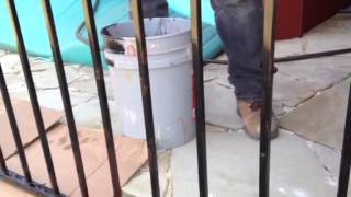 Wrought Iron Fence Paint and 2 Part Epoxy Primer [upl. by Avika]