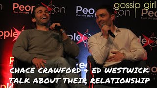 Chace Crawford amp Ed Westwick talk about their relationship and speak French [upl. by Theresa]