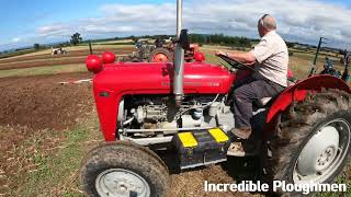 1964 Massey Ferguson 35X 25 Litre 3cyl Diesel Tractor 45HP With Ransomes Plough Cructon [upl. by Nnahgem]