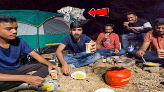 Night Camping In Dangerous Forest  आखिर तेंदुए से सामना हो ही गया 😱 [upl. by Eerrehc447]