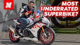 NEW Aprilia RSV4 First Ride amp Impressions [upl. by Eelaroc]