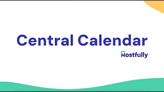 A Hostfully Feature Central Calendar [upl. by Follansbee]