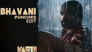 Bhavanis punches in Master X Bhavani theme BGM Edit  EDITED BY JAY NAIR [upl. by Emma]