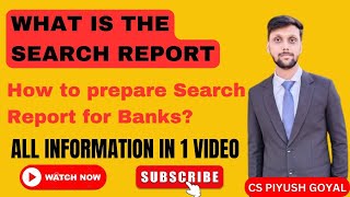 How to prepare search report of company  Chare Report or Search Report  ROC search report [upl. by Htiduj]