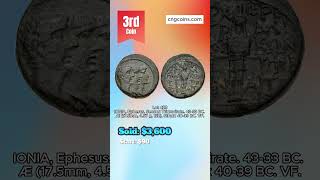 Auction Review for ESale 561 A Seleukos I Nikator Tetradrachm with Aramaic Graffiti shorts [upl. by Ennayoj]