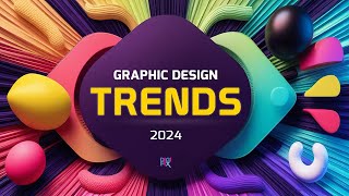 Graphic Design Trends in 2024 graphicdesigntrends graphicdesign designtrends [upl. by Ardnot]