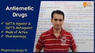 Anti Emetic Drug Pharmacology Part 3 Prokinetics Cisapride and 5HT3 Antagonist Ondansetron [upl. by Brenton]