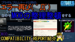 【シティーズスカイライン】222エラーを乗り越えよう！MODは整理整頓しよう！ [upl. by Pippas779]