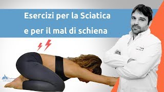 Esercizi sciatica e mal di schiena [upl. by Bough]