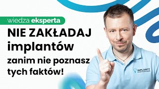 IMPLANTY ZĘBOWE  WADY I ZALETY CO MUSISZ WIEDZIEĆ PRZED PODJĘCIEM DECYZJI [upl. by Attej]