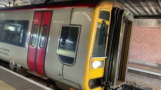 TfW class 158s departing Manchester Airport [upl. by Towland]