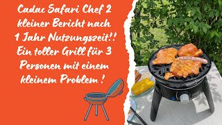 Cadac Camping Gasgrill Safari Chef 2 Erfahrungen nach 1 Jahr Nutzungszeit [upl. by Cockburn716]