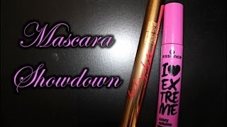 Mascara Showdown ESSENCE I Love Extreme Crazy Volume vs YSL Babydoll [upl. by Ardnoel759]