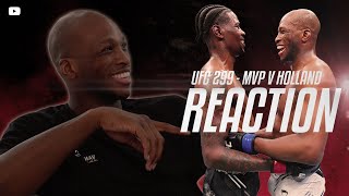 Michael Venom Page Reacts To His Debut at UFC 299 v Kevin Holland [upl. by Adalia]