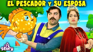 El Pescador y Su Esposa  Cuentos infantiles en Español [upl. by Leiru]