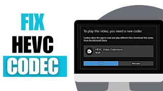 How To Fix This File Requires the HEVC Codec [upl. by Navinod]