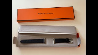 Apple Watch Hermès  Attelage Single Tour Unboxing [upl. by Proulx]