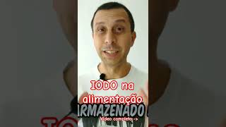 IODO na alimentação shorts iodo hipertireoidismo [upl. by Parsifal]