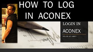 HOW TO LOG IN IN ACONEX I KAISAI ACONEX MAI LOGIN HOTAI I SABIR SAIFI [upl. by Atileda]