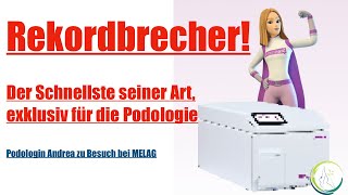 Rekordbrecher Der schnellste seiner Art Podologin Andrea stellt vor [upl. by Alphonsine]