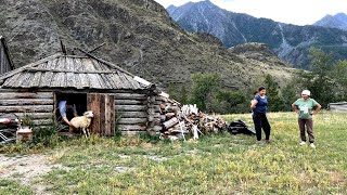 Village without Roads in the border of Russia Mongolia China and Kazakhstan How people live [upl. by Aivatnohs]