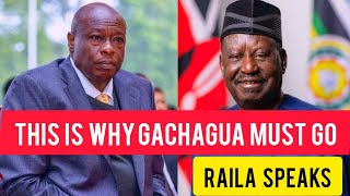 RAILA ODINGA BREAKS HIS SILENCE ON GACHAGUAS IMPEACHMENT WHAT HE SAID WILL SHOCK YOU [upl. by Laehcar]