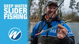 Deep Water Slider Float Fishing  Weston Pools Clay Pit  Andy May [upl. by Anina]