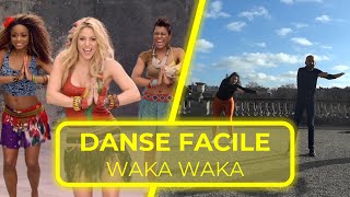 Flashmob  chorégraphie facile  Extrait quotWaka wakaquot de Shakiraquot [upl. by Linnet]