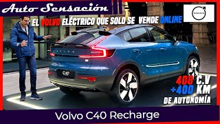 Prueba Volvo c40 recharge 2022  El SUV coupe electrico de Volvo que solo se vende online [upl. by Reger]