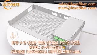 SJOTBM12F 1U 612 Cores Fiber Optical Patch Panel [upl. by Tayler]