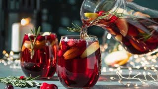 ¿Cómo preparar CLERICOT  Deliciosa bebida a base de VINO🍷 saboresvintage [upl. by Nylad888]