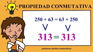 Propiedad conmutativa de la suma [upl. by Dedrick]