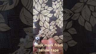 homemade sellow tape bookmark farishta the trendy art art and craft short video [upl. by Afirahs565]