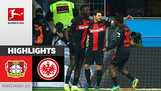 Bayer 04 Leverkusen  Eintracht Frankfurt  Highlights  Matchday 15 – Bundesliga 202324 [upl. by Birdt]