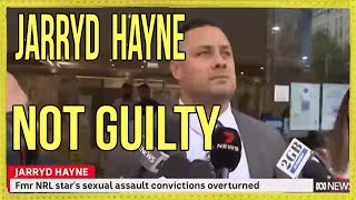 Jarryd Hayne Not Guilty  Conviction overturned on Appeal [upl. by Aidnis944]