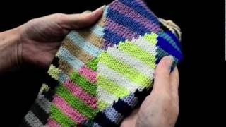 How to Knit Intarsia knitting Part 1  k1p1 TV [upl. by Kenwee]